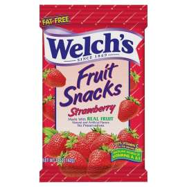 Welch's PIM05096 Fruit Snack, Strawberry Flavor, 5 oz