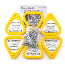 PLAYSTAR PS 7744 Monkey Ring Kit, Polyethylene, Yellow