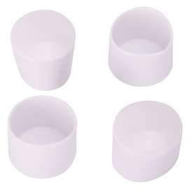 ProSource FE-50614-PS Furniture Leg Tip, Round, Plastic, White, 7/8 in Dia, 1 in H