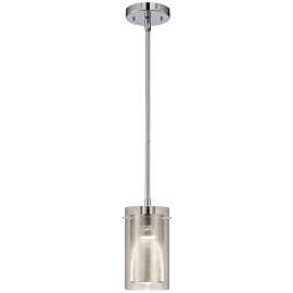 Canarm IST184B01CH10 Rohe Pendant, 50 W, 1-Lamp, Steel Fixture, Chrome-Plated Fixture