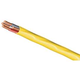 Romex 47180515 Building Wire, 12 AWG Wire, 3 -Conductor, 150 m L, Copper Conductor, PVC Insulation, Nylon Sheath