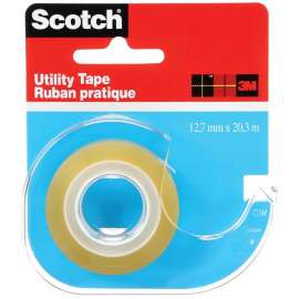 Scotch RK2NA Utility Tape, 20.3 m L, 12.7 mm W