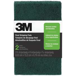 3M 10113NA Stripping Pad, 3-3/4 in L, 6 in W, Steel Wool Abrasive