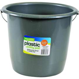 FLP 8078 Utility Pail, 2.5 gal Capacity, Plastic