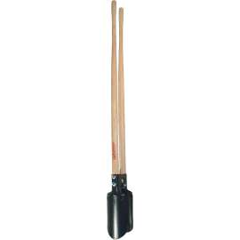 RAZOR-BACK 78004 Post Hole Digger, 10-3/4 in L Blade, Riveted Blade, HCS Blade, Hardwood Handle, 58-3/8 in OAL