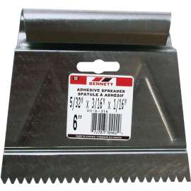 BENNETT AS-6-316 Adhesive Spreader, Metal Blade