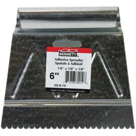 BENNETT AS-6-18 Adhesive Spreader, Metal Blade