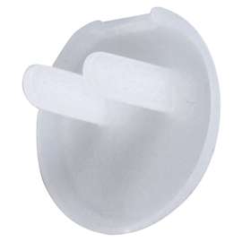 Shepherd Hardware 3981 Socket Safety Plug, Plastic, White