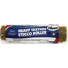 BENNETT 9BHTS Stucco Loop Roller, 10 mm Thick Nap, 240 mm L, Foam Cover