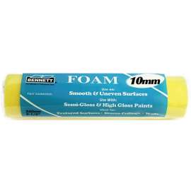 BENNETT F-9 Paint Roller Refill, 10 mm Thick Nap, 240 mm L, Foam Cover