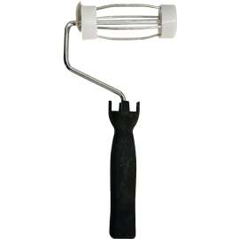 BENNETT 4IN CAGE Paint Roller Frame, 4 in L Roller, Plastic Handle