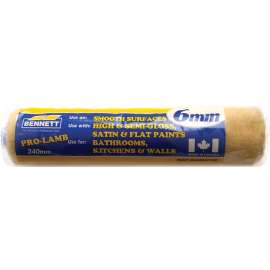 BENNETT PL609 Paint Roller Refill, 5 mm Thick Nap, 240 mm L, Fabric Cover