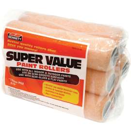 BENNETT 6 BAG SV 38 Roller Refill, 10 mm Thick Nap, 240 mm L, Knit Fabric Cover