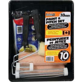 BENNETT SET 10P Paint and Pitch Set, Semi-Smooth, Smooth Surface, 10-Piece