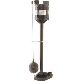 Flotec FPPM3600D-08 Sump Pump with Float Switch, 3.5 A, 115 V, 0.33 hp, 1-1/4 in Outlet, 3000 gph, Thermoplastic