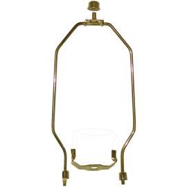 ATRON 01247/LA102 Lamp Harp, 8 in L, Metal, Brass Fixture