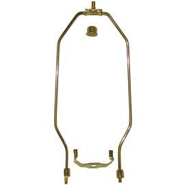 ATRON 01249/LA104 Lamp Harp, 10 in L, Metal, Brass Fixture