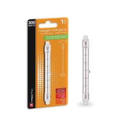 Xtricity 1-62034 Halogen Bulb, 300 W, RSC Double Contact Lamp Base, T3 J Lamp, Soft White Light, 4505 Lumens