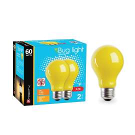 Xtricity 1-63005 Incandescent Bulb, 75 W, A19 Lamp, Medium Lamp Base, Yellow Light, 1000 hr Average Life