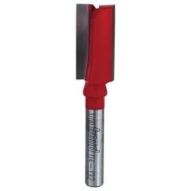 Freud 04-132 Double Flute Straight Bit, 1/4 in Dia Shank, 2-Cutter, Carbide