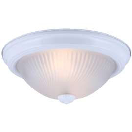 CANARM IFM211WH Ceiling Light Fixture, 2-Lamp, Steel Fixture, White Fixture