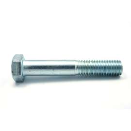Reliable HC2Z516114L Hex Bolt, 5/16-18 Thread, 1-1/4 in OAL, 2 Grade, Steel, Zinc, Coarse, Partial Thread