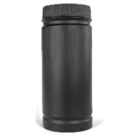 SELKIRK DSP7AL-1 Stove Pipe, 7 in ID x 7-1/2 in OD Dia, 12 to 18 in L, Aluminized Steel/Stainless Steel, Black