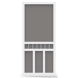 SCREEN TIGHT WACC36HD Screen Door, 36 in W, 80 in H, White