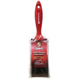 SIMMS Satellite 1300-50 Flat Brush, 2 in W, 2-1/2 in L Bristle, Polyester Bristle