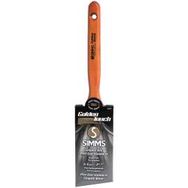Golden Touch Superior Performance 1974-64 Angular Sash Brush, 2-1/2 in W, 2-7/8 in L Bristle, Nylon/Polyester Bristle