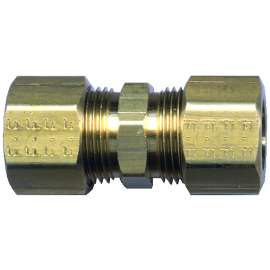 Fairview 62-5P Union Coupling, 5/16 in, Compression, Brass, 300 psi Pressure
