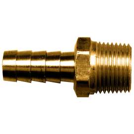 Fairview 125-10CP Pipe Coupler, 5/8 in, Hose Barb, 3/8 in, MPT, 1000 psi Pressure, Brass