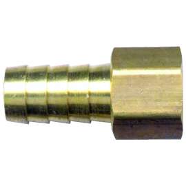 Fairview 126-2A Coupling, 1/8 in, Hose Barb, Female Pipe, Brass