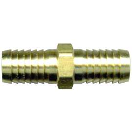Fairview 129-4 Splicer, 1/4 in, Barb, CA360 Brass