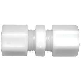 Fairview 562-4P Union Pipe Coupling, 1/4 in, Compression, Nylon, 50 psi Pressure