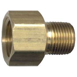 Fairview 120-CBP Pipe Adapter, 3/8 x 1/4 in, FPT x NPT, Brass