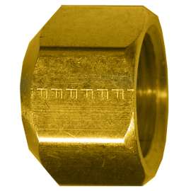 Fairview 56-6 Sealing Pipe Cap Nut, 3/8 in, Brass, 45 Schedule, 1000 psi Pressure