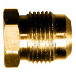 Fairview 58-10P Sealing Pipe Plug, 5/8 in, Flare, Brass