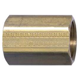 Fairview 103-CP Pipe Coupling, 3/8 in, FPT, Brass, 1200 psi Pressure