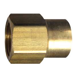Fairview 119-JHP Reducing Pipe Coupling, 1-1/4 x 1 in, FPT, Brass, 1200 psi Pressure