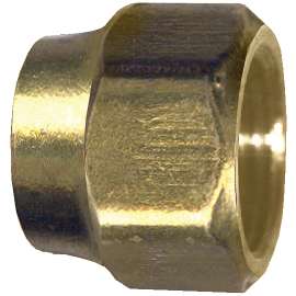 Fairview FO41S-10P Short Nut, Brass