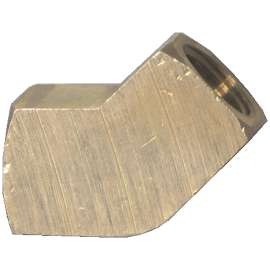 Fairview X105-AP Extruded Pipe Elbow, 1/8 in, FPT, 45 deg Angle, Brass, 1200 psi Pressure