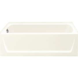 Sterling Ensemble 71171110-0 Bathtub, 44 gal Capacity, 60 in L, 30 in W, 18 in H, Alcove Installation, Vikrell, White