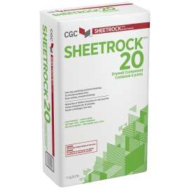 Sheetrock 381108 Drywall Compound, Powder, Off-White, 11 kg Bag