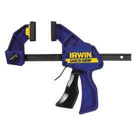 IRWIN 1964717 Bar Clamp, 300 lb, 6 in Max Opening Size, 3-3/16 in D Throat, Steel Body