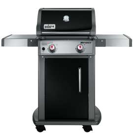 Weber SPIRIT E-210 Series 46110001 Gas Grill, 26500 Btu/hr BTU, Liquid Propane, 2 -Burner, Stainless Steel Body