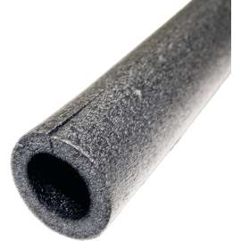 M-D 50154 Pipe Insulation, 6 ft L, Polyethylene, Black, 1 in Pipe