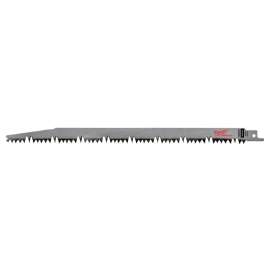 Milwaukee 48-00-1303 Reciprocating Saw Blade, 1 in W, 12 in L, 5 TPI, Bi-Metal Cutting Edge