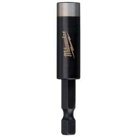 Milwaukee SHOCKWAVE 48-32-4502 Bit Holder with C-Ring, 1/4 in Drive, Hex Drive, 1/4 in Shank, Hex Shank, Steel