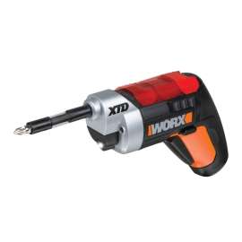 WORX WX252L XTD Xtended Reach Driver, Tool Only, 4 V, 1.5 Ah, 1/4 in Chuck, Hex Chuck